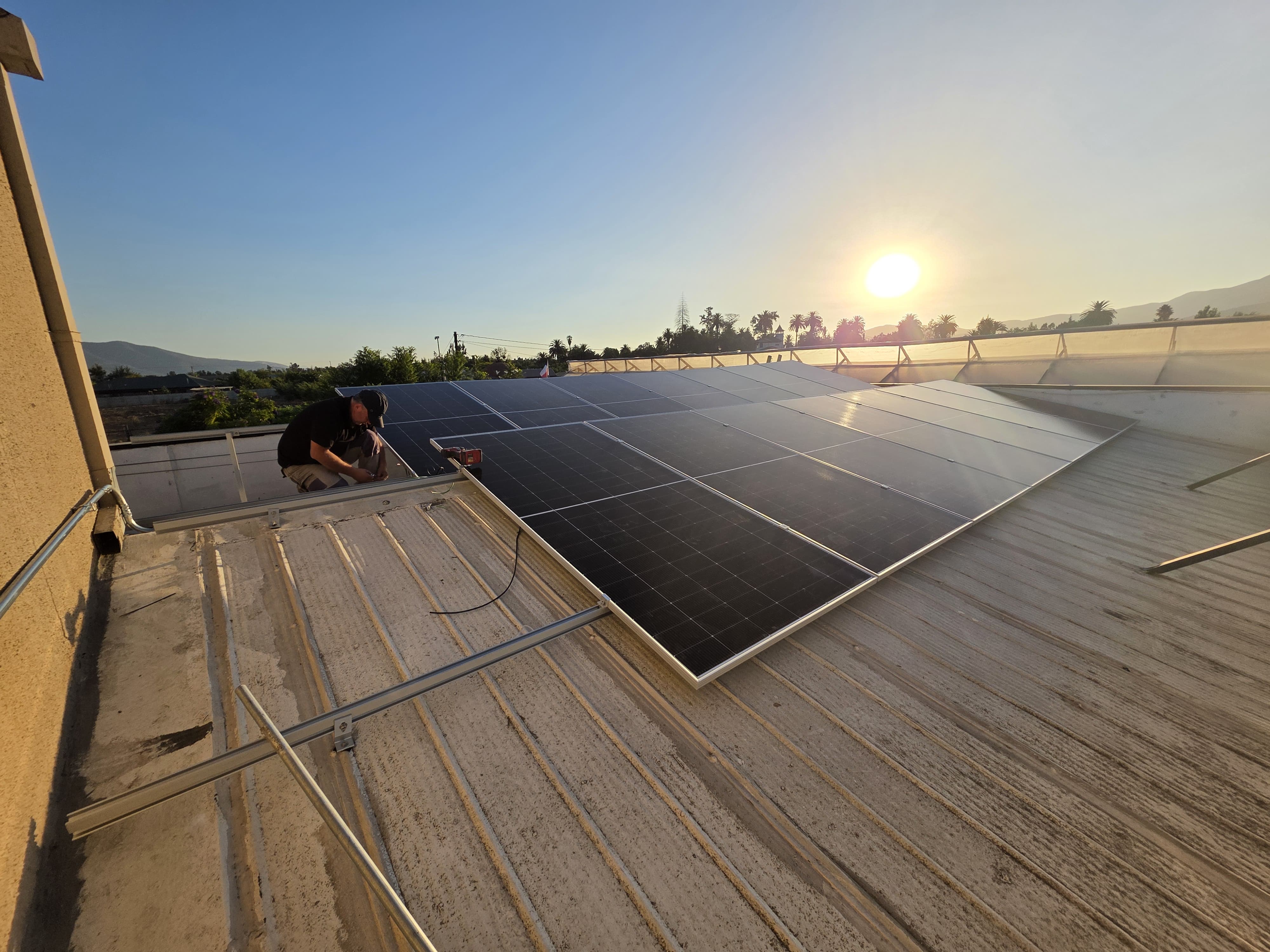 Cableado solar